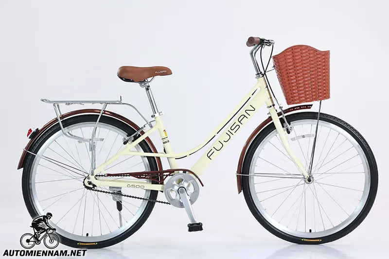 Xe đạp nữ Fujisan G500 vàng